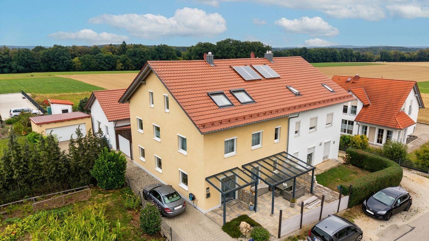 Viel Platz für die Familie: Großzügige Doppelhaushälfte mit Doppelgarage in Mitteldorf bei Dietfurt, 92345 Dietfurt a.d. Altmühl