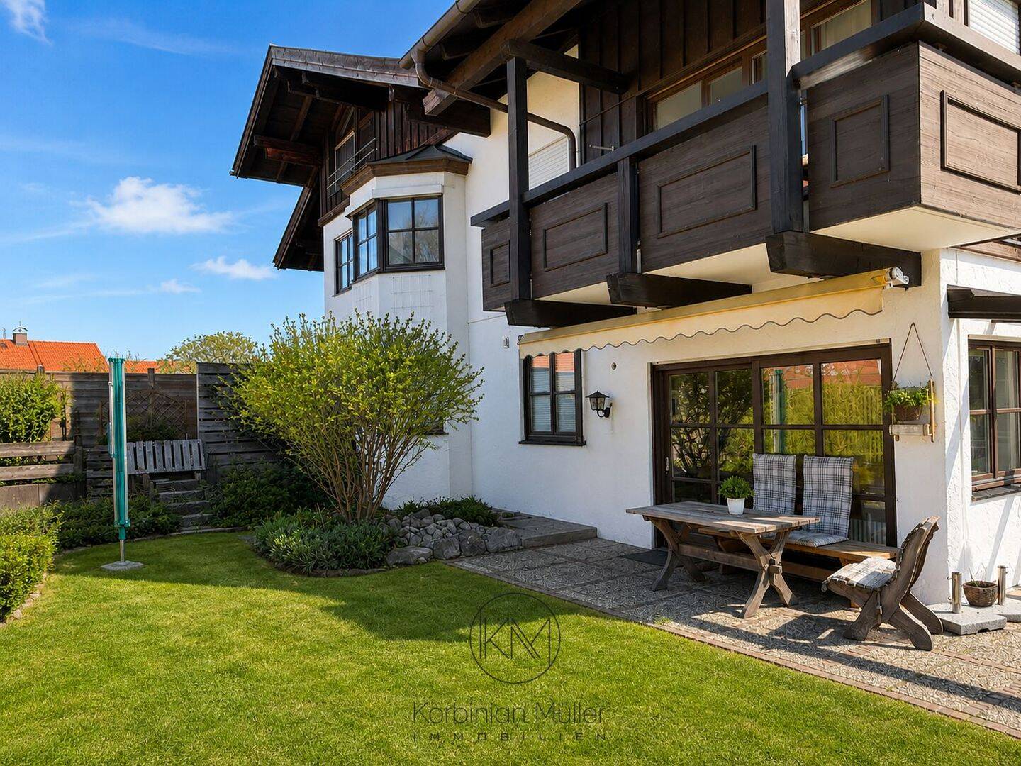 Großzügiges Familienhaus mit Bergblick, Kamin und Garten, 83661 Lenggries