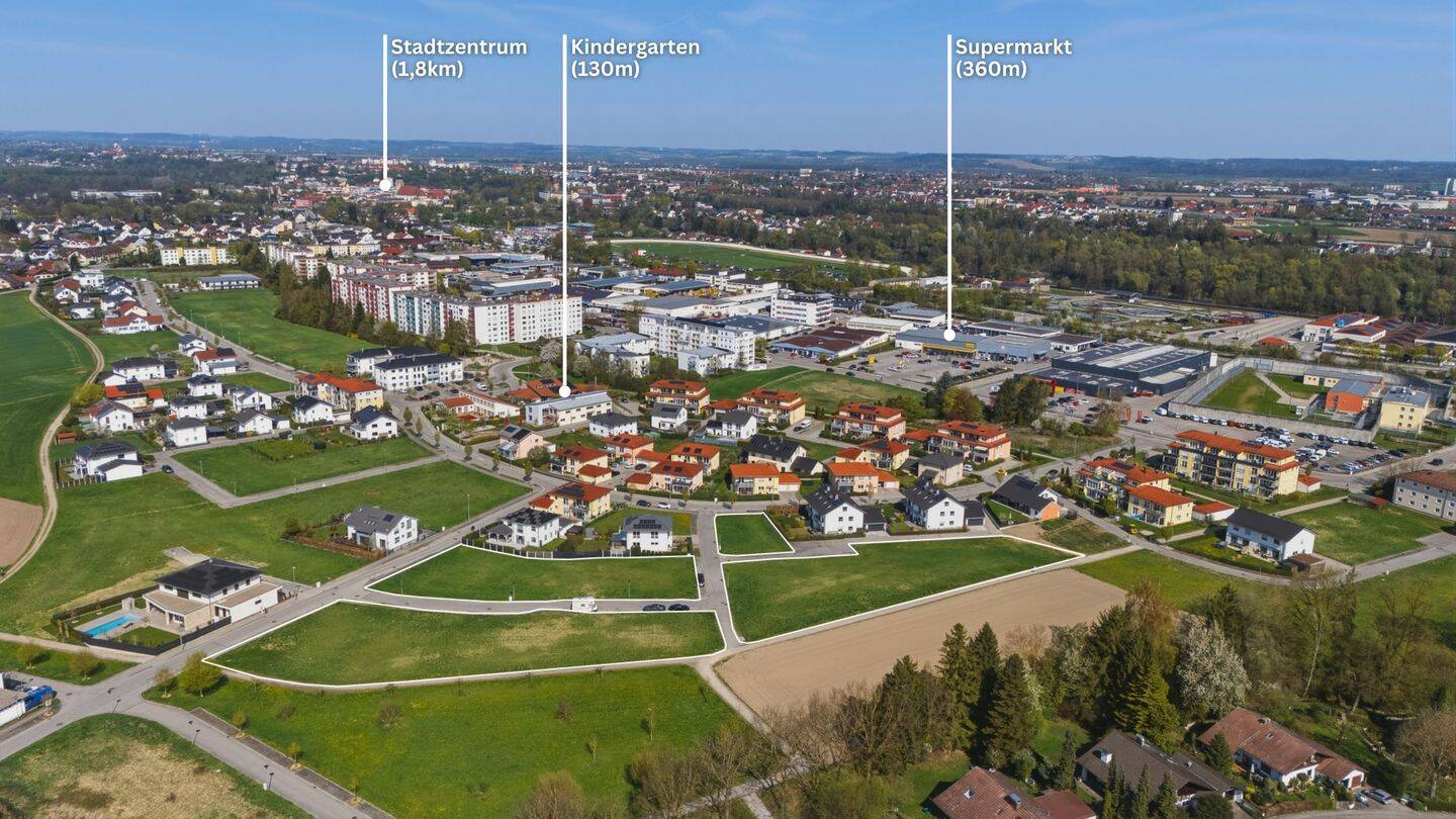 Voll erschlossene Baugrundstücke in Mühldorf a. Inn – EFH/DH, provisionsfrei, 84453 Mühldorf a. Inn