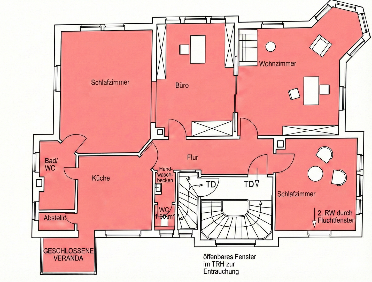 Beletage einer Stadtvilla — 169 m² mit Designerküche, Panorama-Erker und Garage, 72458 Albstadt