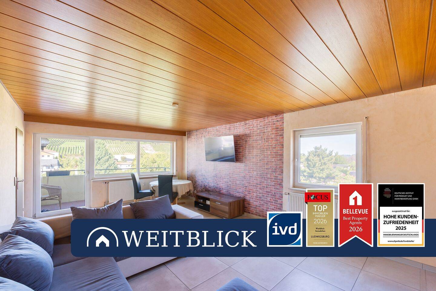 Wohnen mit Weitblick über Walheim, 74399 Walheim