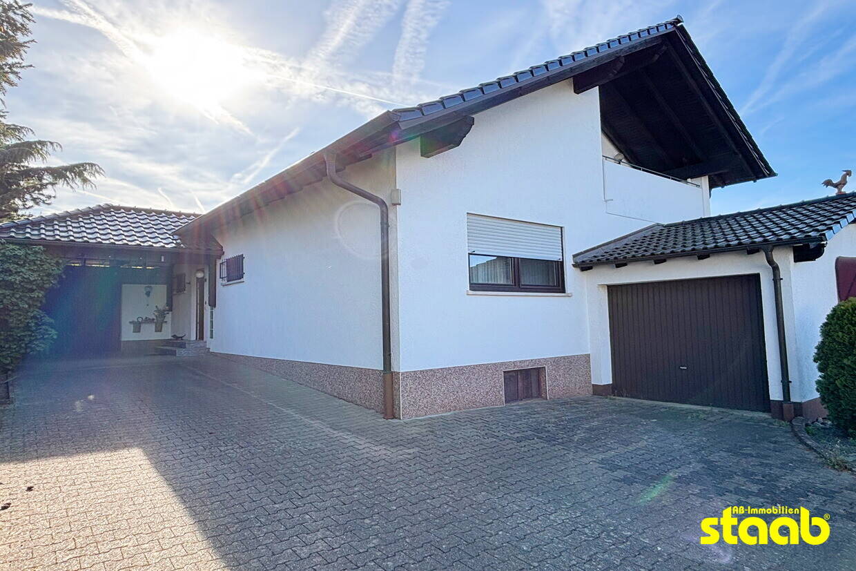 STILVOLLES FREISTEHENDES 1-FAMILIENHAUS MIT GARTEN & GARAGE IN BEVORZUGTER LAGE VON HAIBACH, 63808 Haibach