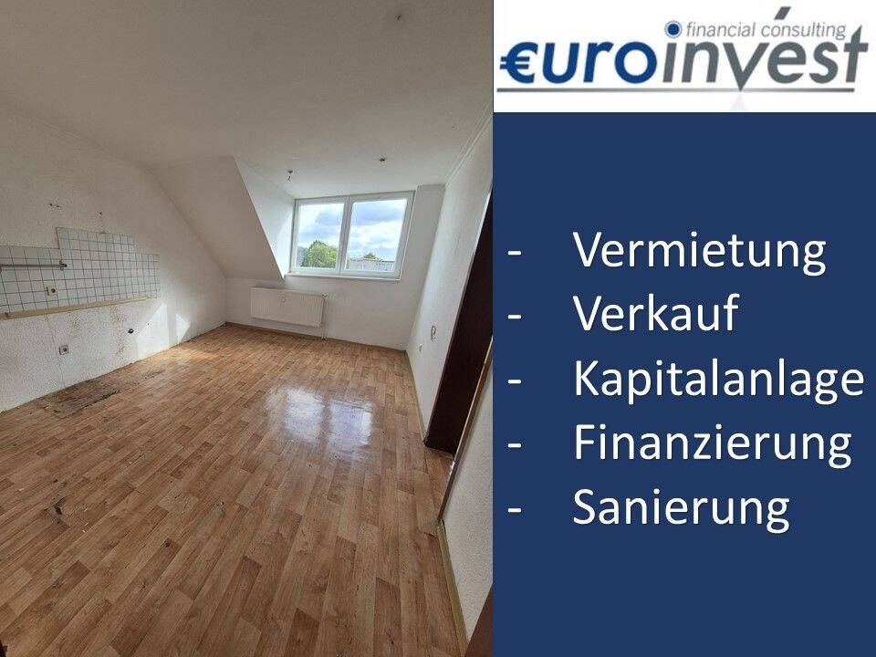 +++2-Zimmer-Dachgeschosswohnung mit separater Küche – ab sofort verfügbar+++, 45883 Gelsenkirchen (Feldmark Heßler)