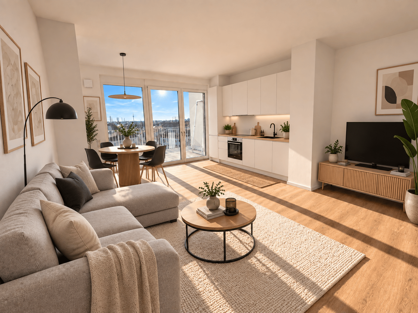 Neubau 3-Zimmer-Maisonette mit zwei Dachterrassen | Bezugsfertig | inkl. Einbauküche | KfW 55-förderfähig, 90443 Nürnberg