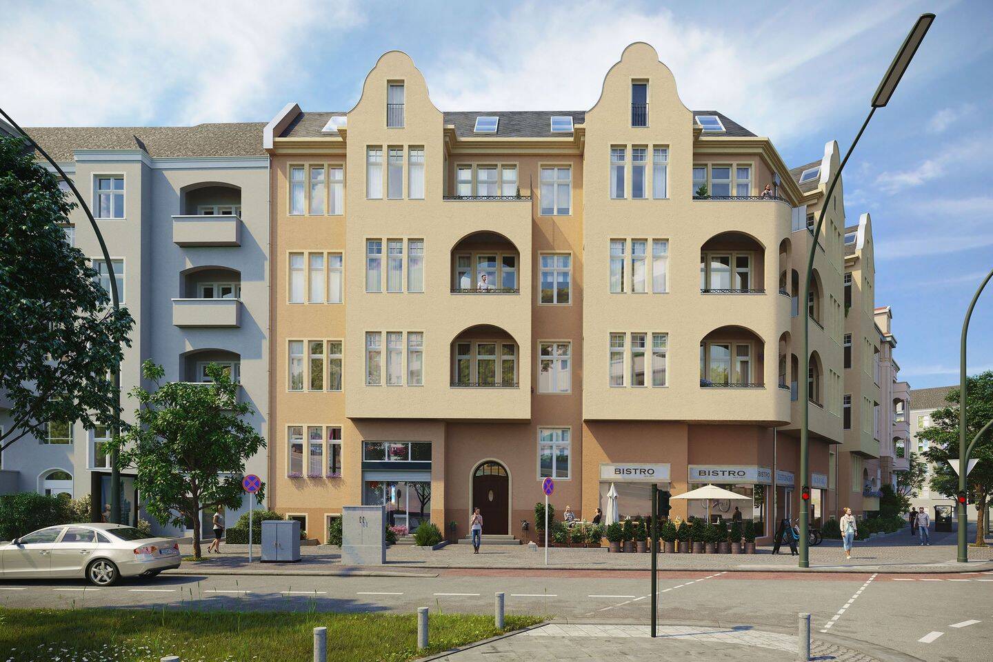 Sanierte, unvermietete 3-Zimmer-Hochparterrewohnung mit Galerie, 12163 Berlin (Steglitz-Zehlendorf Friedenau Steglitz)