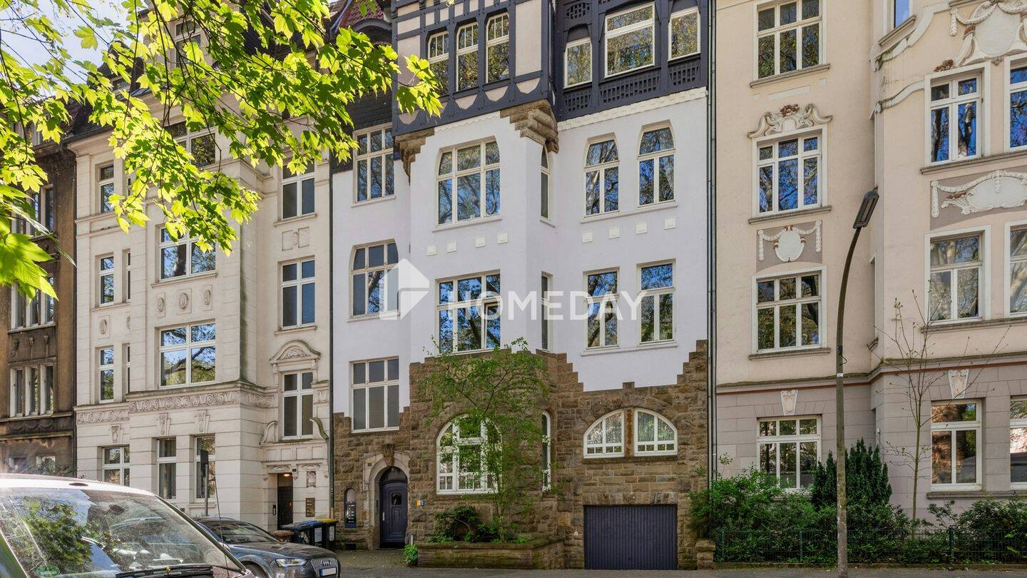Seltene Kreuzviertel-Maisonette im Jugendstilhaus mit Balkon & Altbaucharme, 44139 Dortmund (Brünninghausen Mitte)
