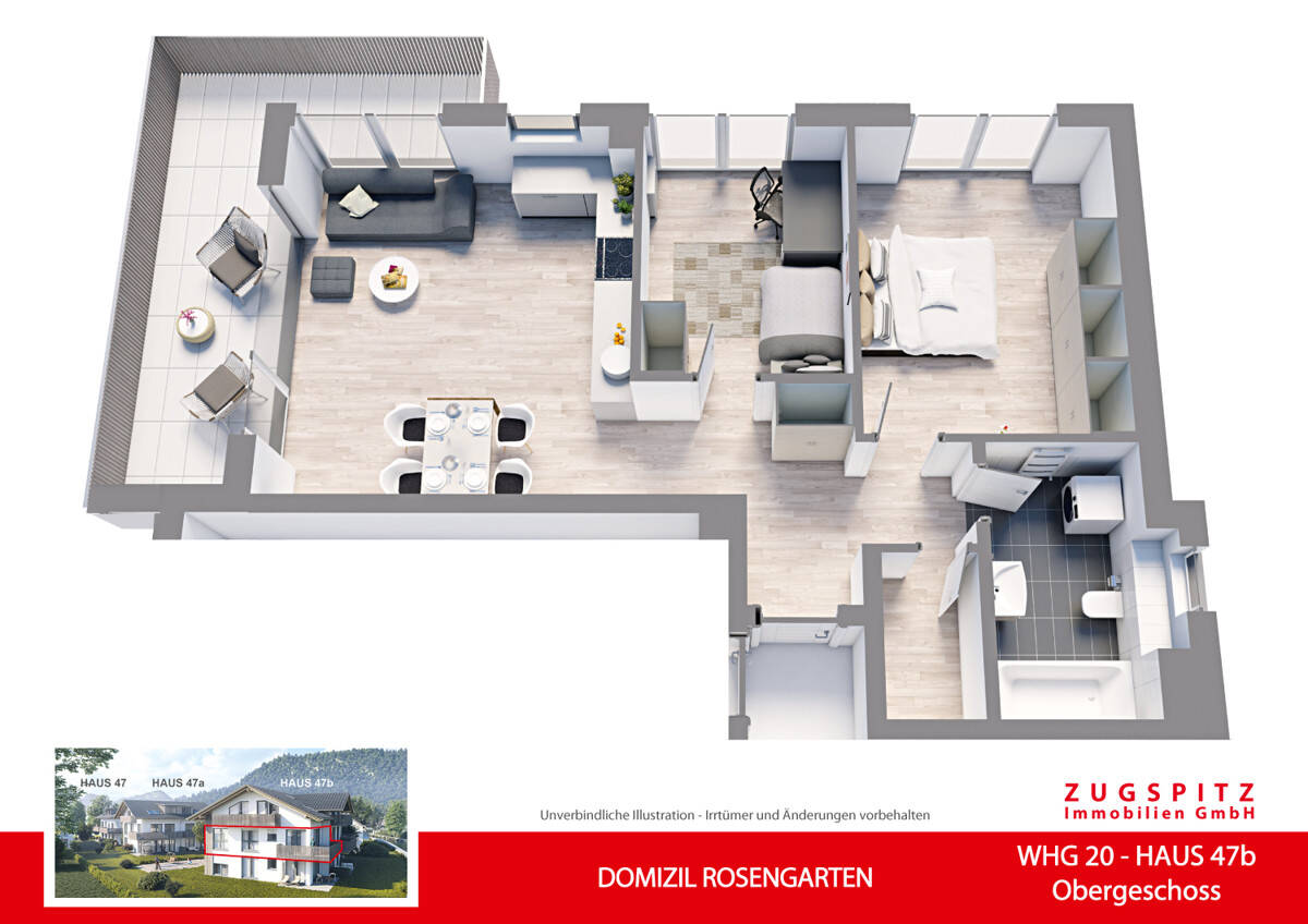 DOMIZIL ROSENGARTEN -3 Zi Wohnung -WHG20, 82467 Garmisch-Partenkirchen