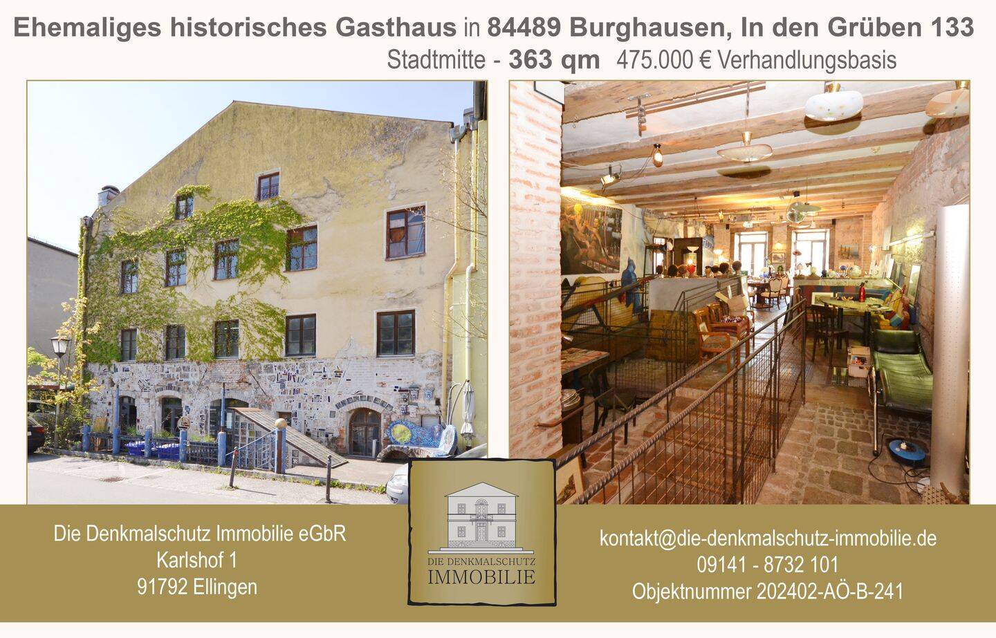 Ehemaliges historisches Gasthaus – Stadtmitte, 84489 Burghausen