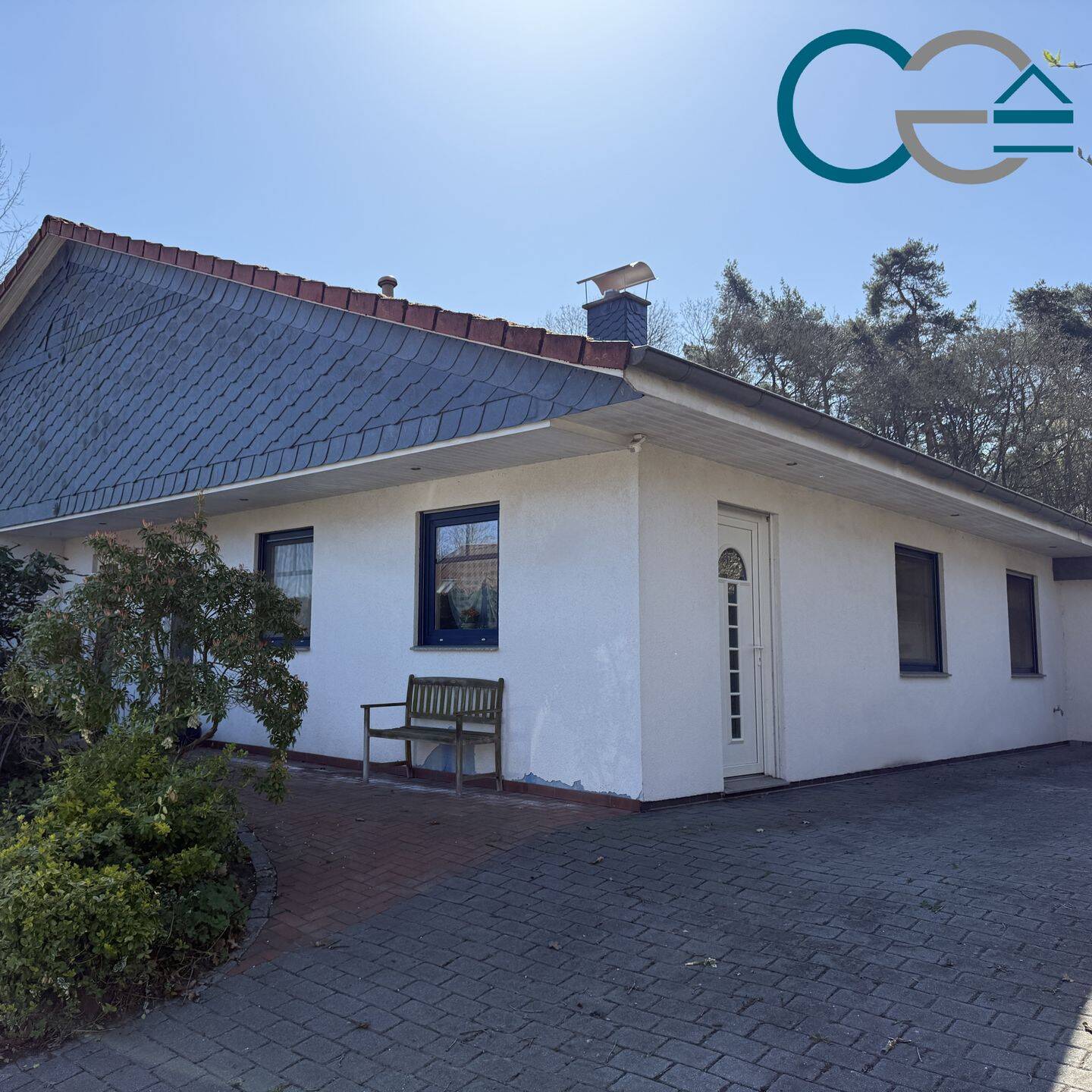 Barrierearmer Bungalow in Gandesbergen in Waldrandlage – Wohnen auf einer Ebene mit Stil und Komfort, 27324 Gandesbergen