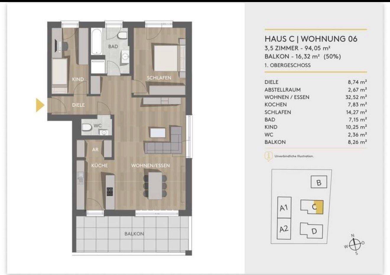 Nachmieter gesucht – Moderne 3,5 Zimmer – Wohnung mit großem Balkon in Pfullingen, 72793 Pfullingen