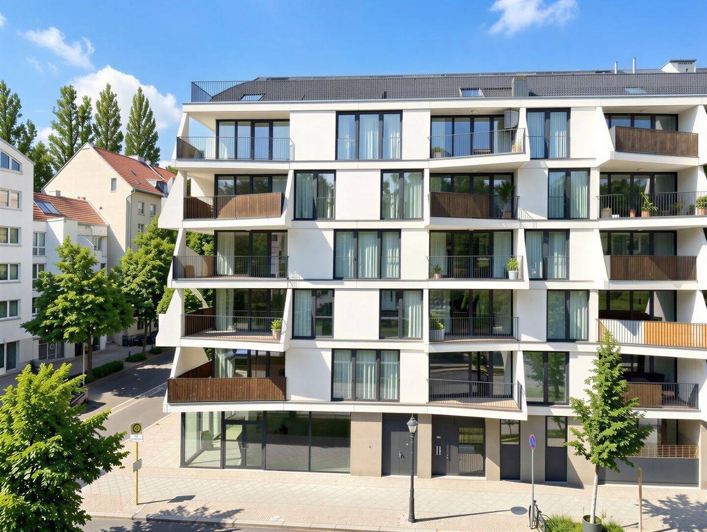 Moderne 2-Zimmer-Wohnung im Neubau von 2019 – Balkon, Aufzug & Einbauküche, 12435 Berlin (Treptow-Köpenick Alt-Treptow Kleingartenanlage Rathaus Plänterwald)