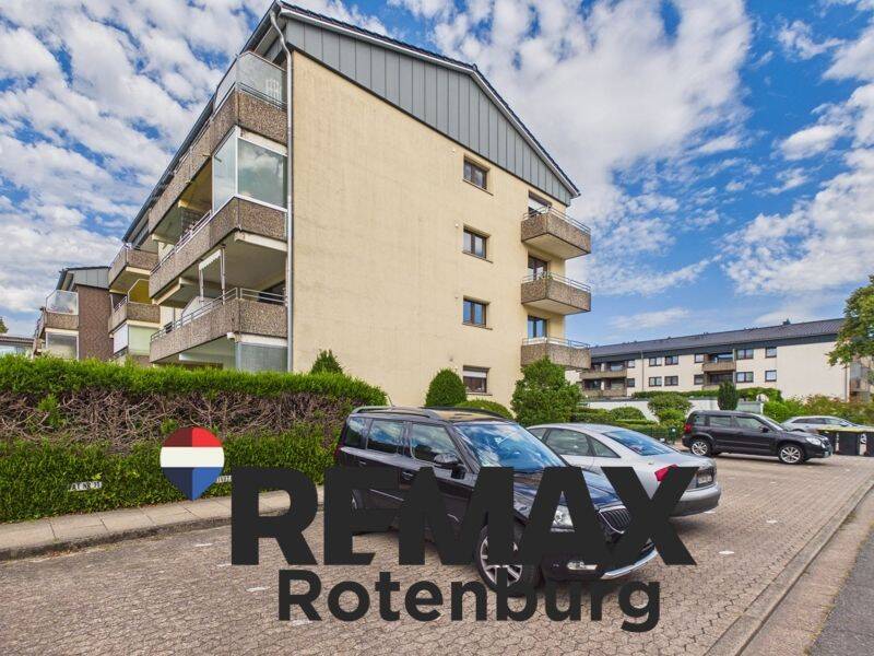 Wohnen mit Ausblick – 3 Zimmer, zwei Balkone und zwei Stellplätze, 27356 Rotenburg (Wümme)