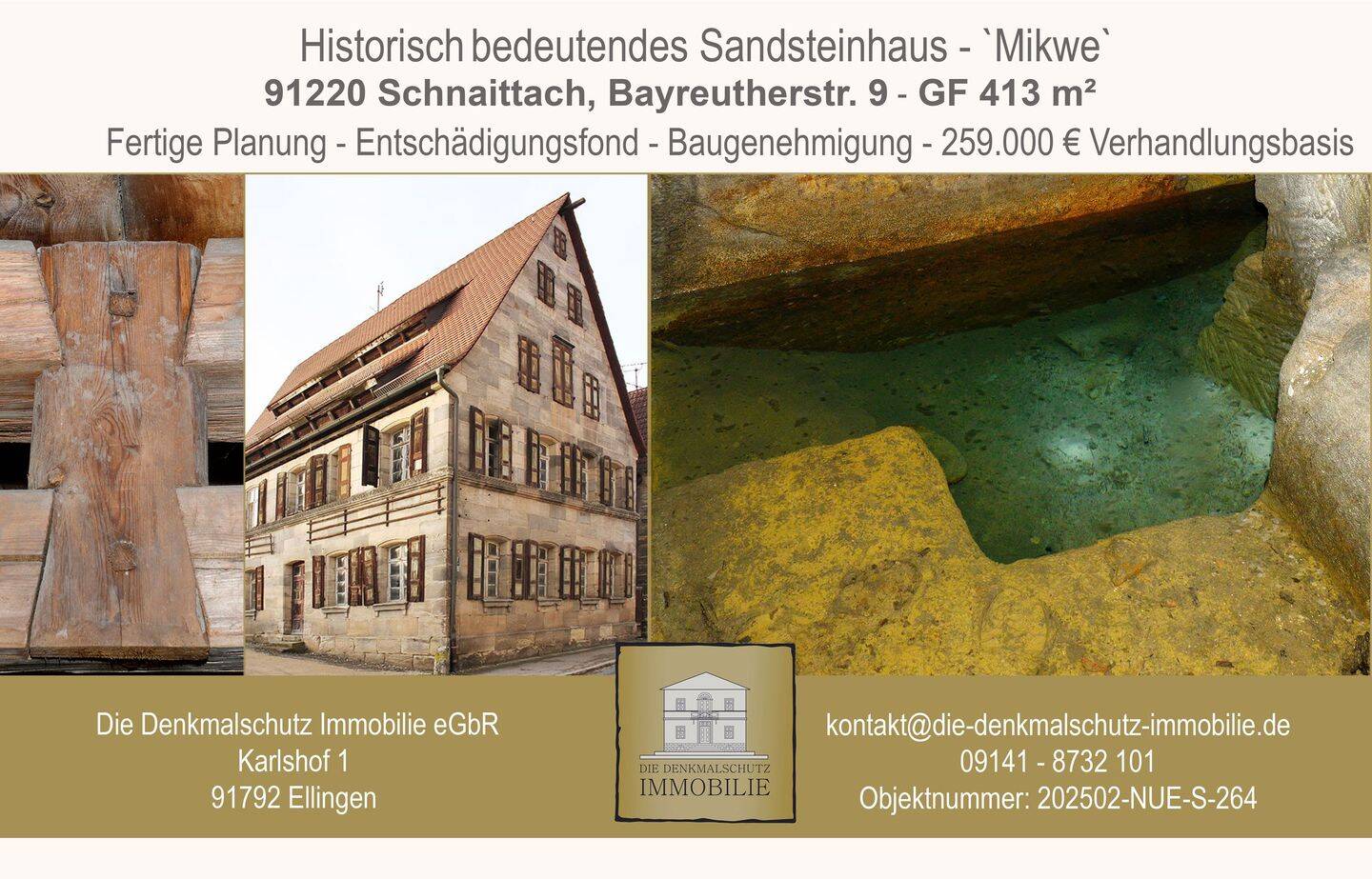Historisch bedeutendes Sandsteinhaus, 91220 Schnaittach