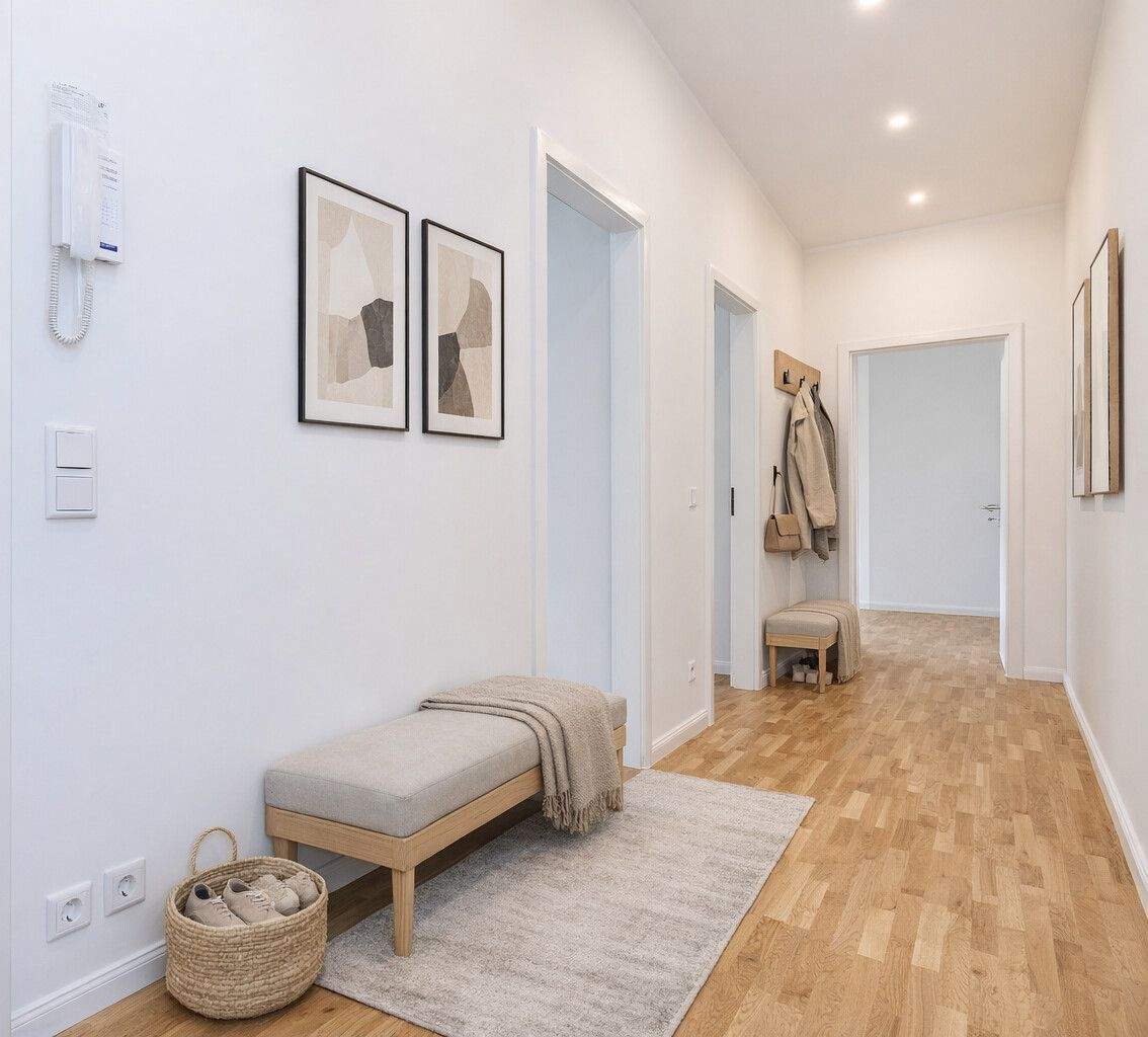 Stilvoller Altbaucharme – frisch renovierte, ruhige 2-Zi-Wohnung mit Balkon! Innenhof-Lage!, 13583 Berlin (Spandau Falkenhagener Feld Kolonie An der Kappe 130)