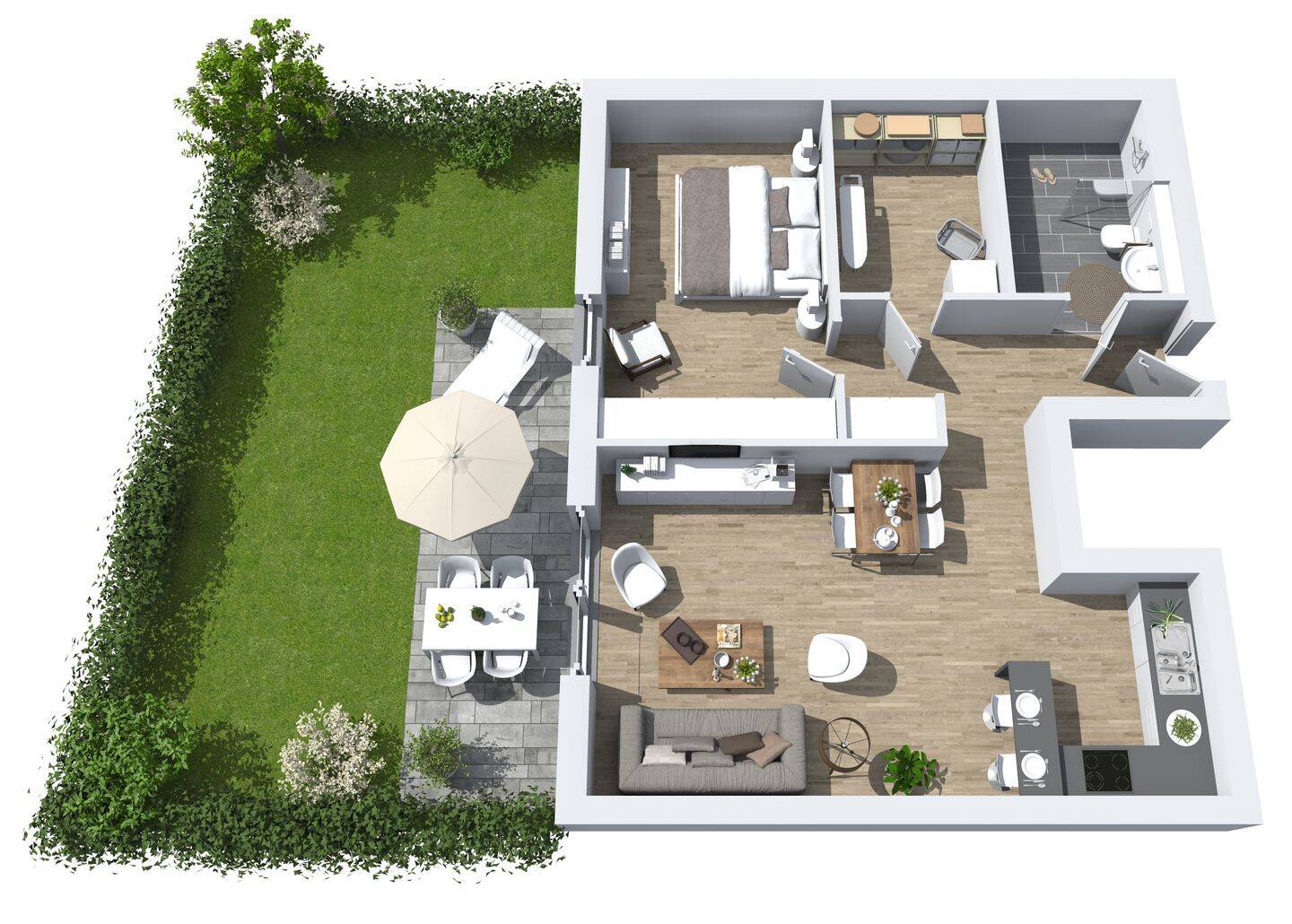 Neubau EG Wohnung mit kleinem Garten, 41515 Grevenbroich