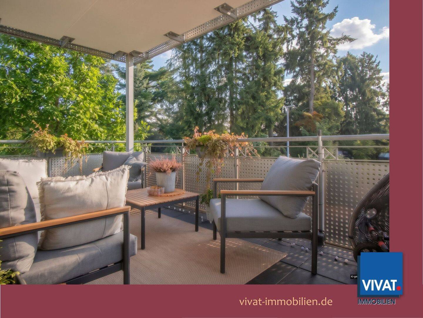 Helle 3-Zimmer-Wohnung mit Balkon, EBK und Gäste-WC in ruhiger Lage, 63526 Erlensee