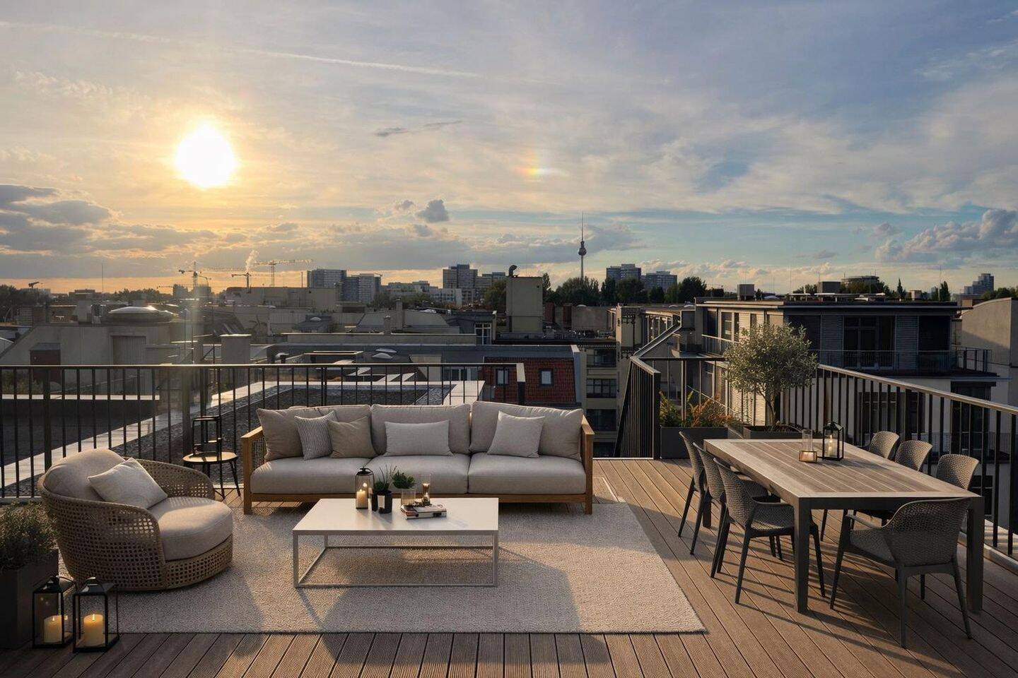 Penthouse mit Aufdachterrasse, 10243 Berlin (Friedrichshain-Kreuzberg Friedrichshain)