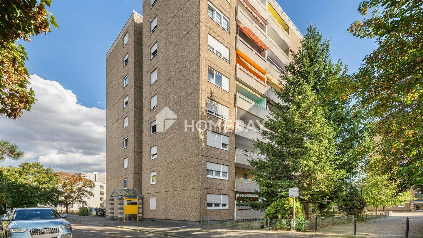 Gepflegte 3-Zimmer-Wohnung mit Balkon, Weitblick, Erbbaurecht und optionaler Garage, 67069 Ludwigshafen am Rhein (Edigheim Oppau Pfingstweide)