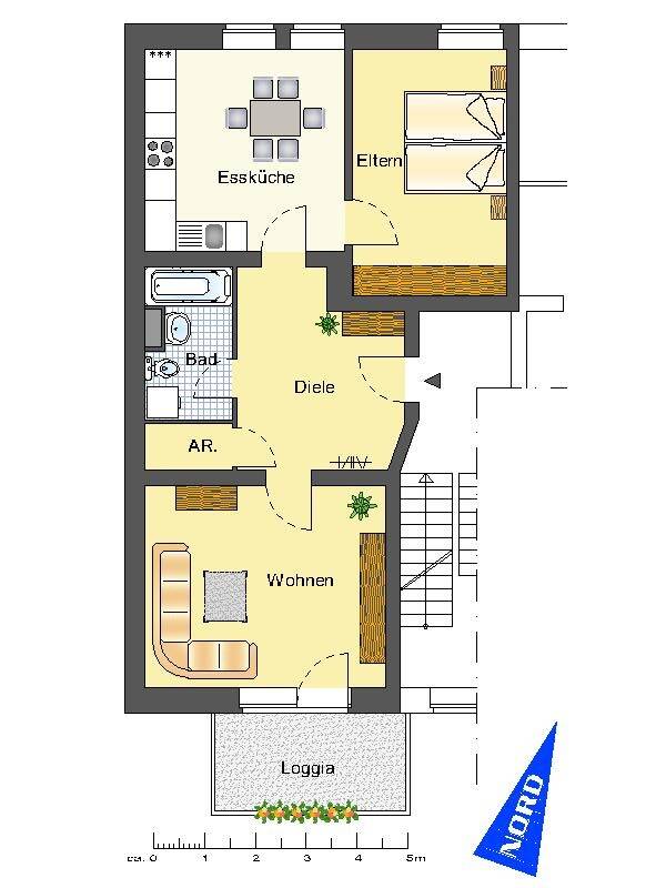 2-Zimmer-Wohnung in Recklinghausen Süd, 45663 Recklinghausen