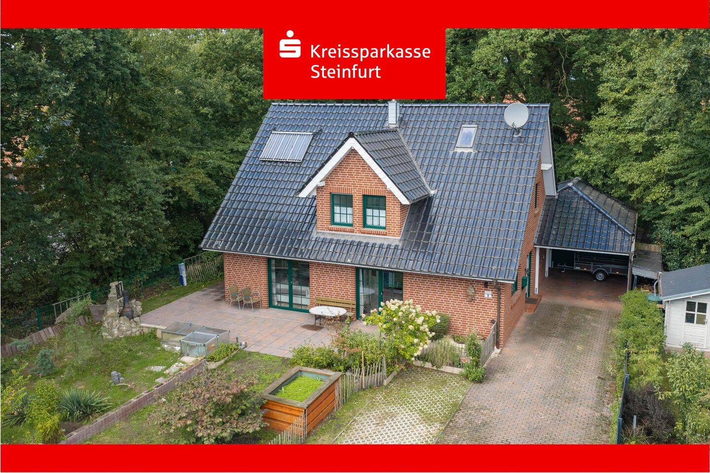 Gepflegtes Einfamilienhaus am Siedlungsrand – viel Privatsphäre für die Familie, 49492 Westerkappeln