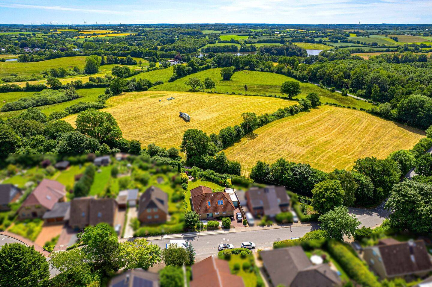 Glücksburg: Ostseenah wohnen – Ca. 162 m² Wohn- und Nutzfläche mit schönem Garten am Wiesenrand, 24960 Glücksburg (Ostsee)