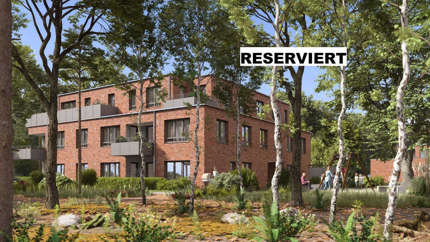 Ihre Neubau Erdgeschosswohnung im KfW 40 Standard – Wohnquartier „Zum Roten Berge“, 48165 Münster (Amelsbüren Angelmodde Berg Fidel Hiltrup)