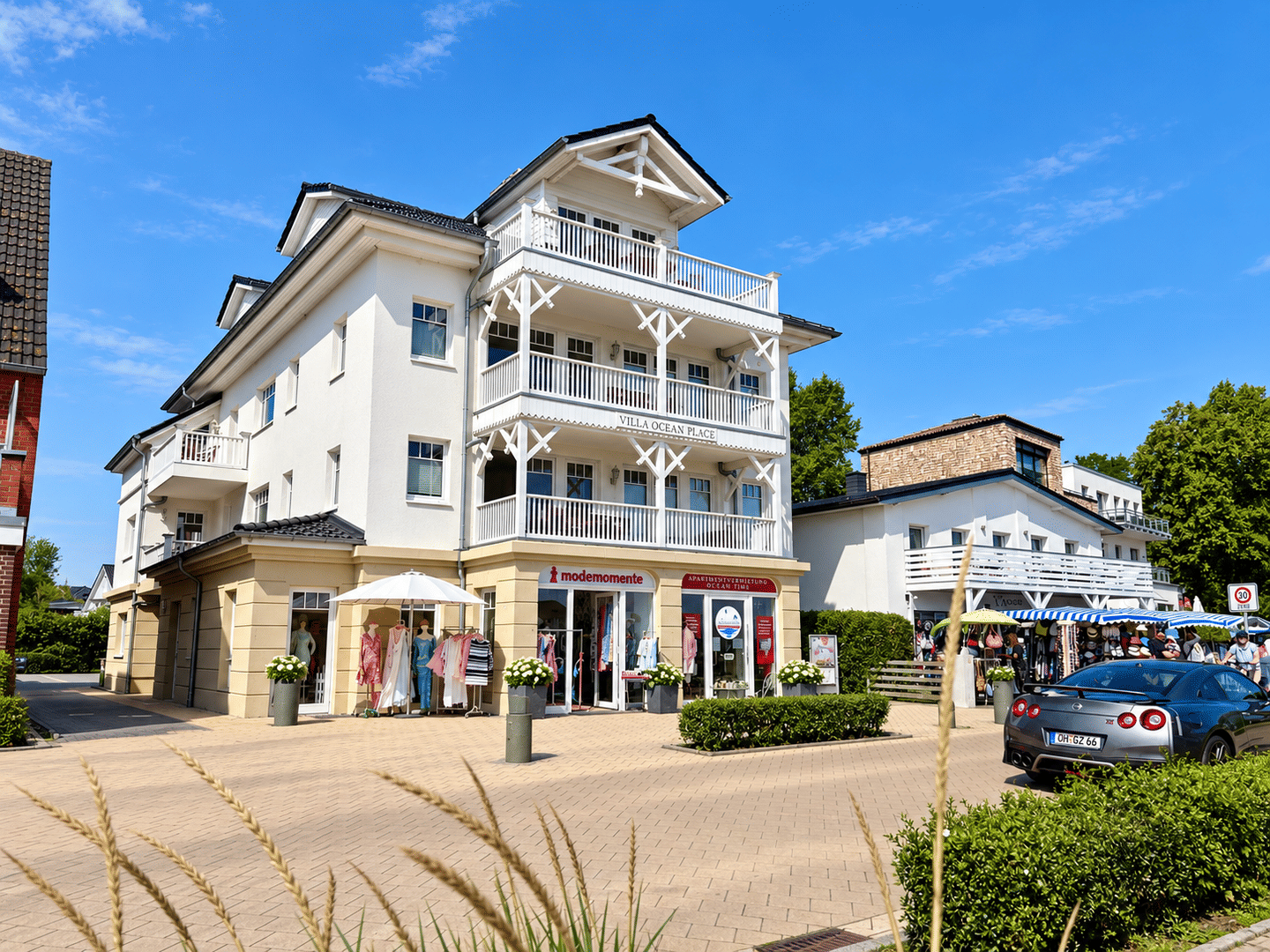 Haffkrug in erster Reihe – 4 Zimmer, 2 Balkone und die Seebrücke vor der Tür, 23683 Scharbeutz