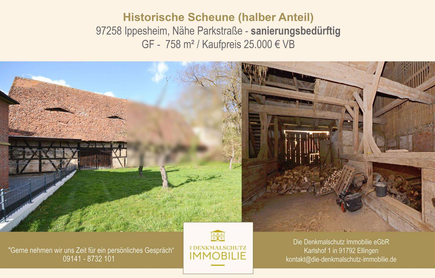 historische Scheune (halber Anteil), 97258 Ippesheim