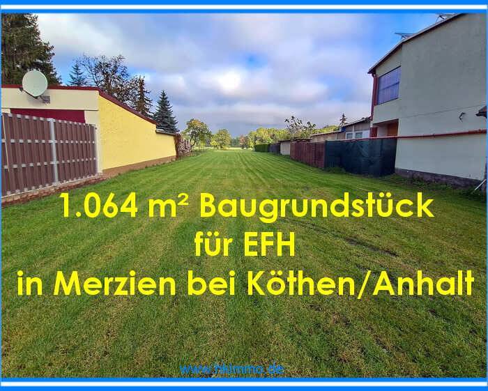 Baugrundstück für EFH in Merzien bei Köthen – Bauträgerfrei, 6369 Köthen (Anhalt)