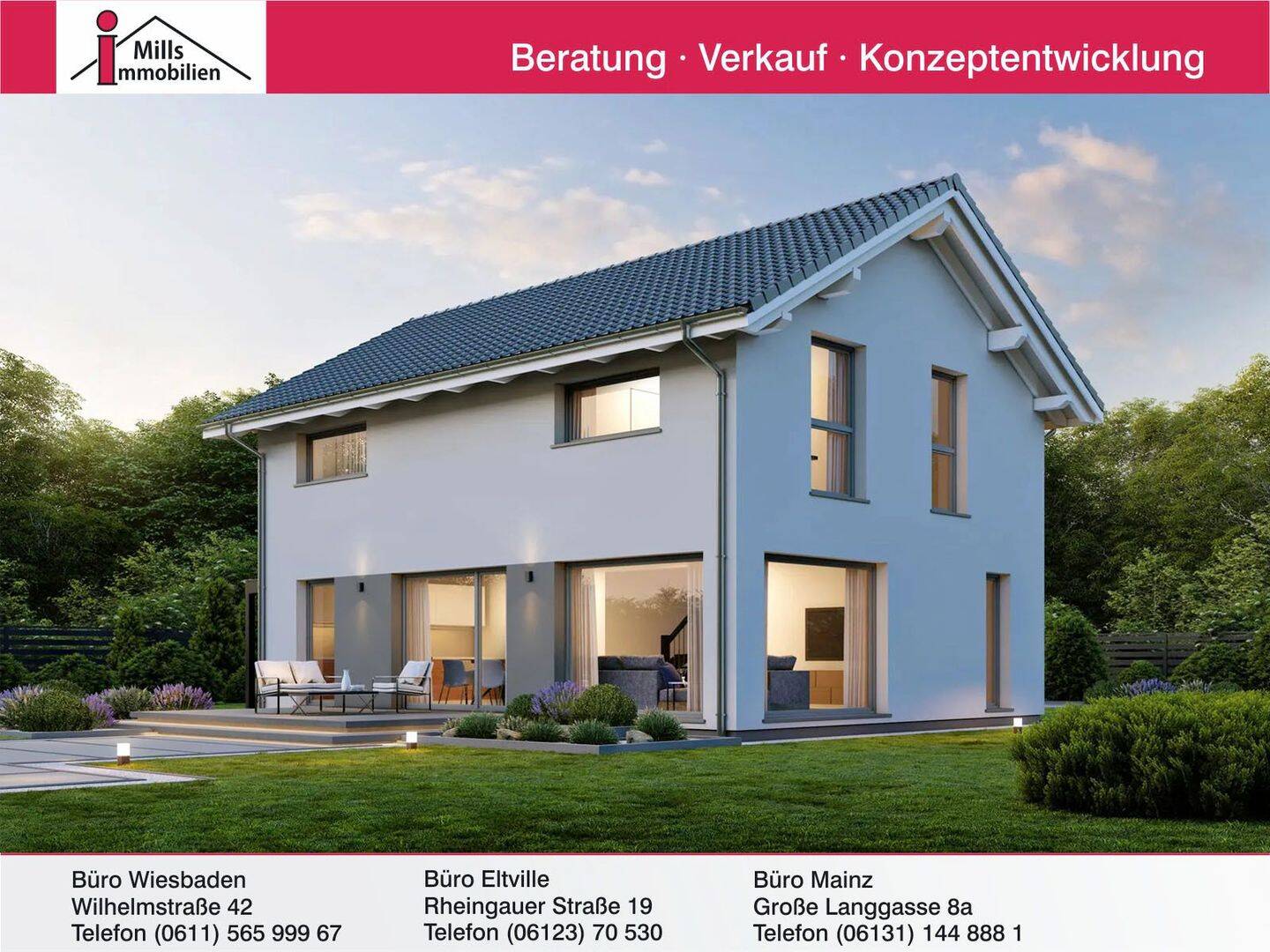 Schönes Baugrundstück ideal für ein Einfamilienhaus teilweise mit Fernblick in schöner Wohnlage, 65345 Eltville am Rhein