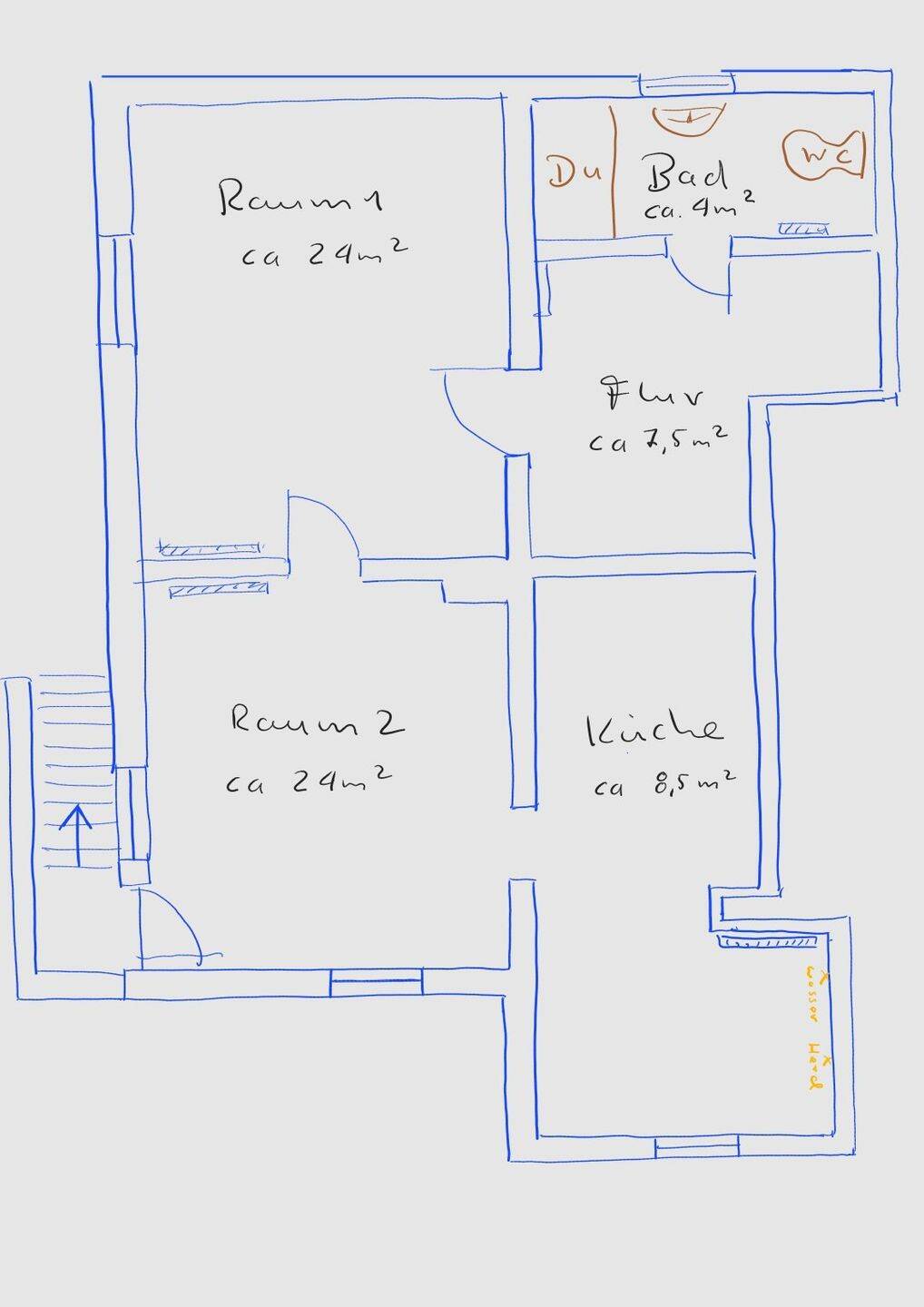 2 Zimmer Wohnung, 66589 Merchweiler