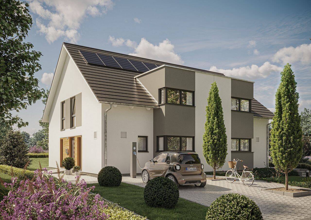 Modernes Doppelhaus rechts in Ammersbek mit 4- 5 Zimmern, 22949 Ammersbek