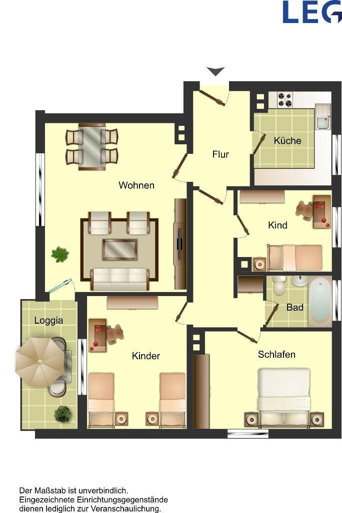 *** Frisch renovierte 4-Zimmer Wohnung!***, 49477 Ibbenbüren
