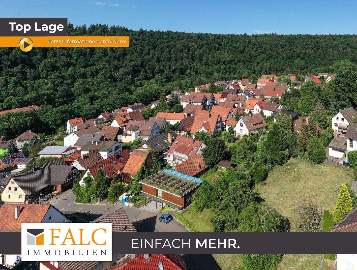 Wohnen mit Weitblick: Traumgrundstück mit unverbaubarer Aussicht in Pforzheim-Würm, 75181 Pforzheim