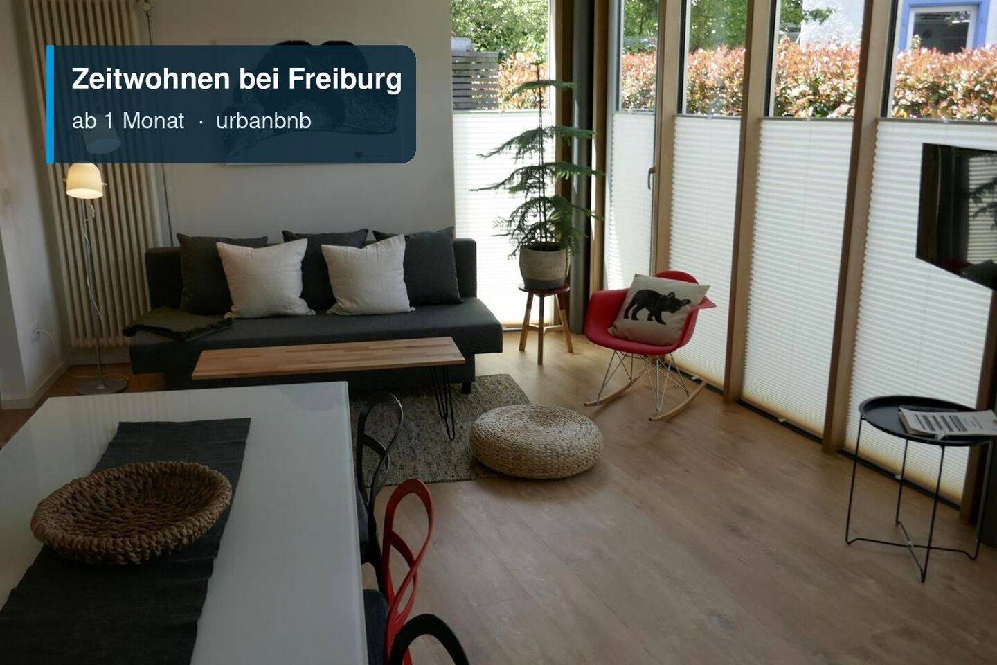 Möblierte Wohnung mit Garten in Kirchzarten bei Freiburg, 79199 Kirchzarten