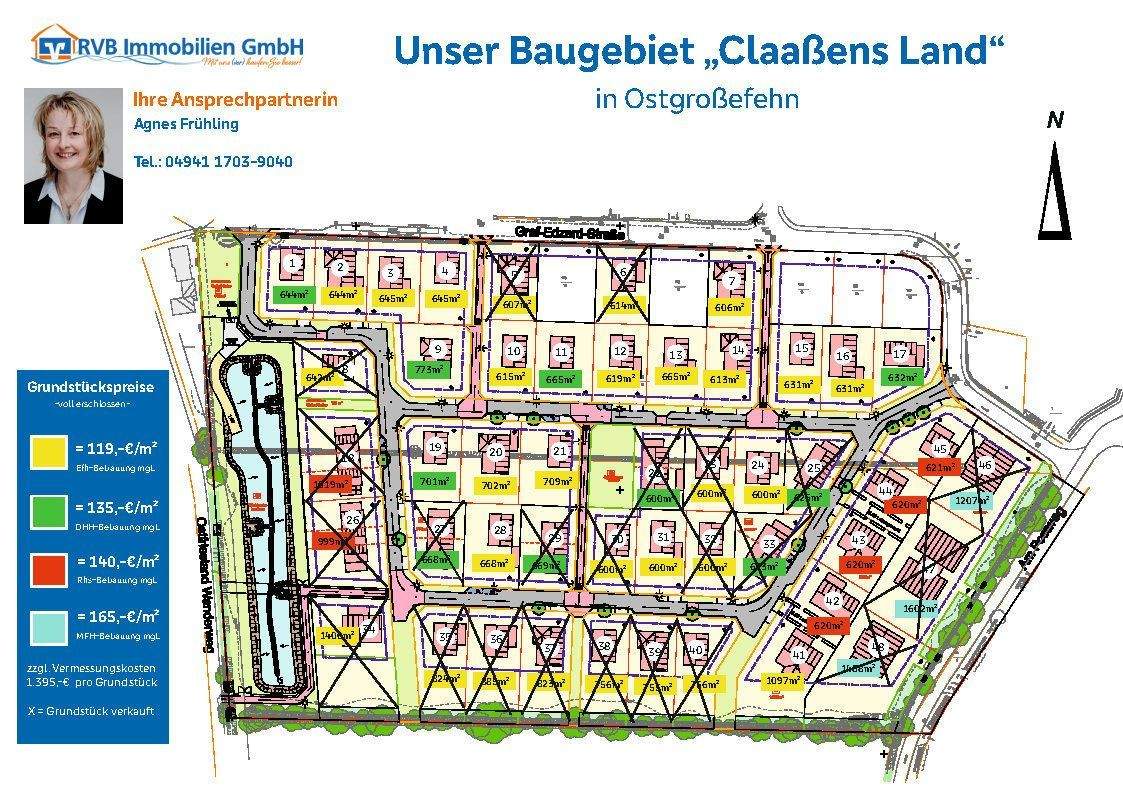 Das Baugebiet „Claaßens Land“ – Ihr neues Zuhause in der Mühlengemeinde Großefehn, 26629 Großefehn