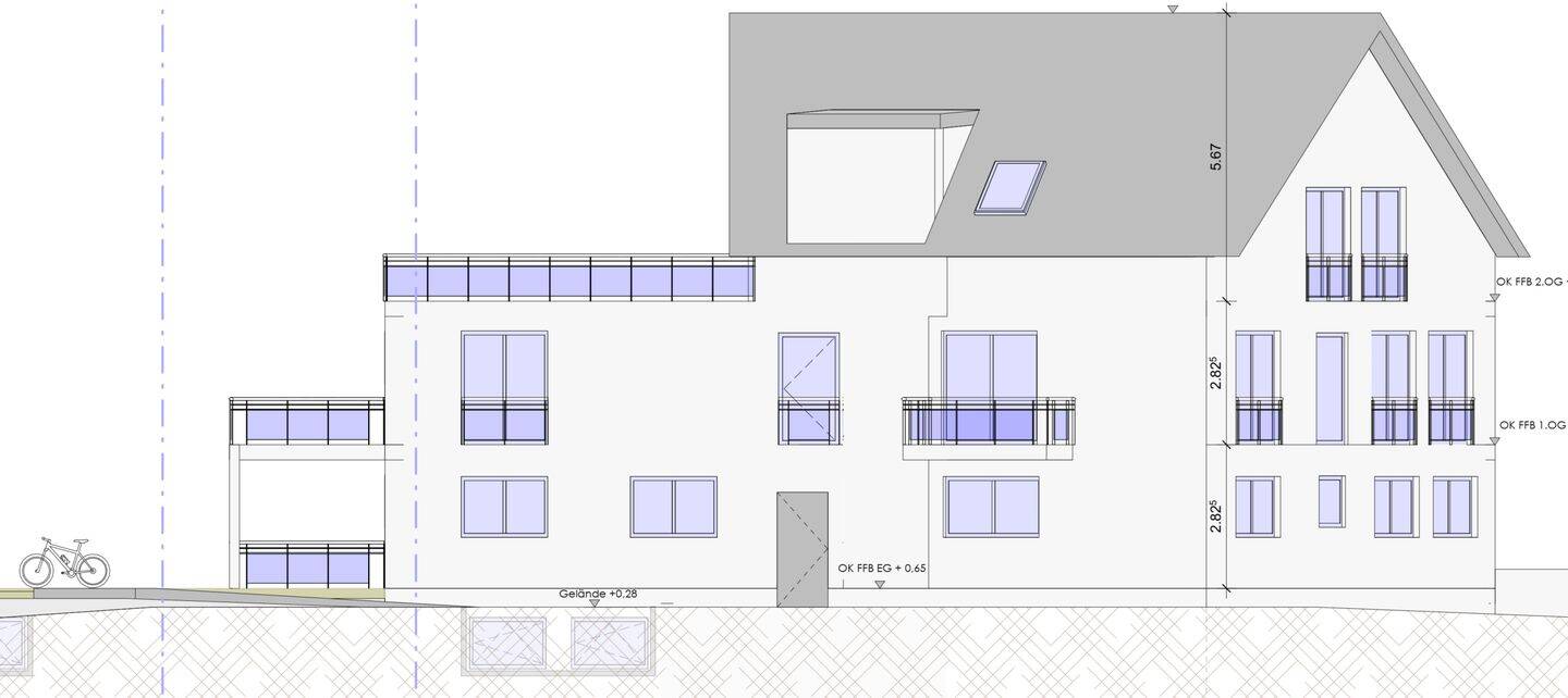 Schöne 2-Zimmerwohnung 1.OG Neubau in Offenthal Provisionsfrei !, 63303 Dreieich