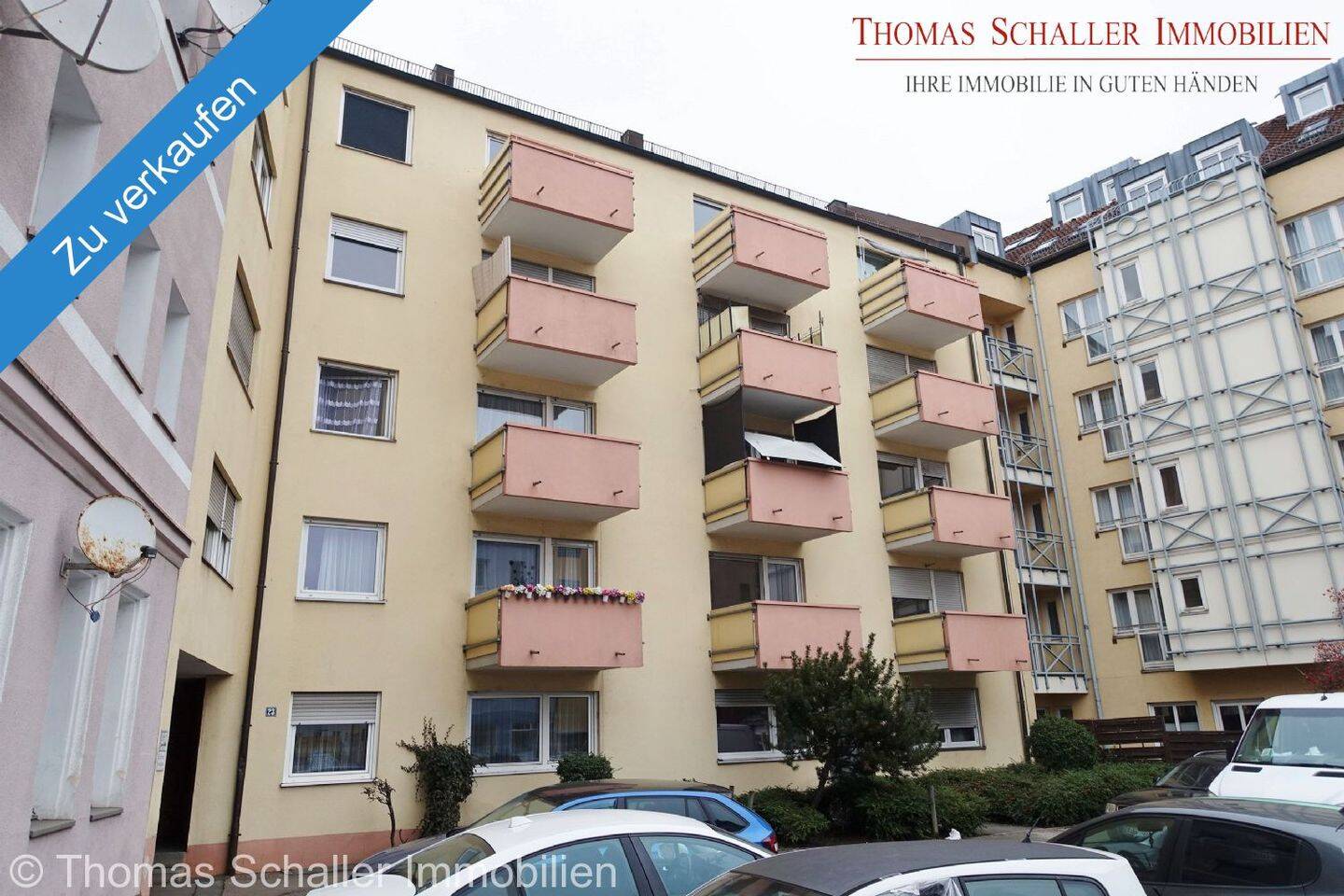 Bezugsfrei -Sanierte 2-Zimmer-Erdgeschoss-Wohnung mit Garage in Nürnberg / Steinbühl, 90443 Nürnberg