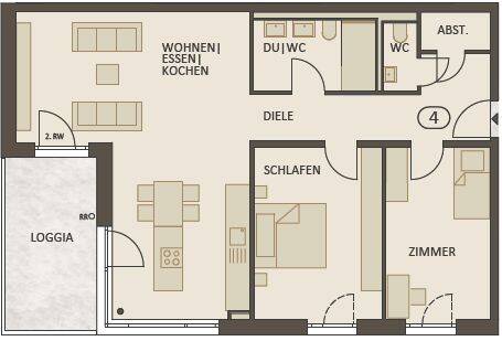 Charmante 3-Zimmer-Wohnung mit Balkon in Kirchheim unter Teck, 73230 Kirchheim unter Teck