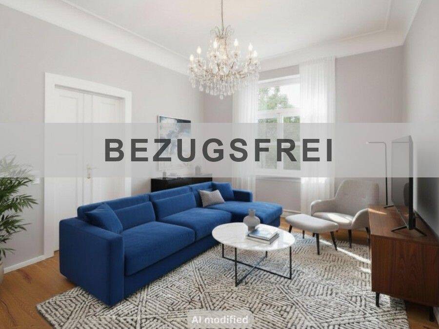 Renoviert und bezugsfrei: Stilvolle 4-Zimmer-Altbauwohnung in Elbnähe!, 1307 Dresden