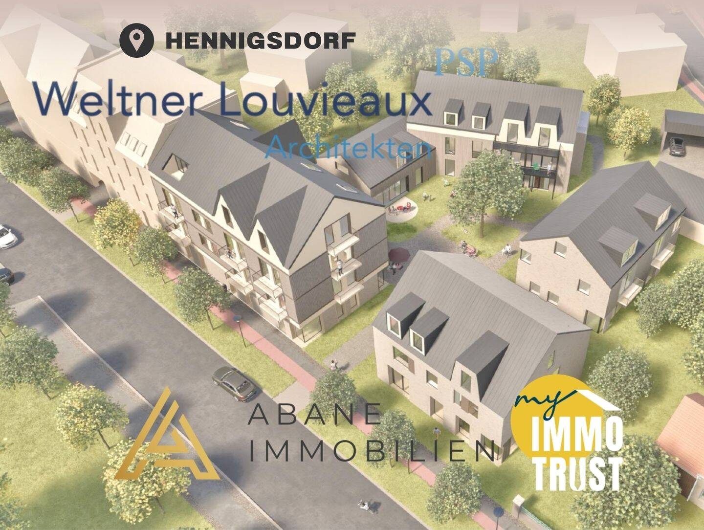 ILB förderfähig inkl. Anschubfinanzierung – Grundstück zum Bau von 5 Gebäuden 2 Minuten vom Zentrum, 16761 Hennigsdorf