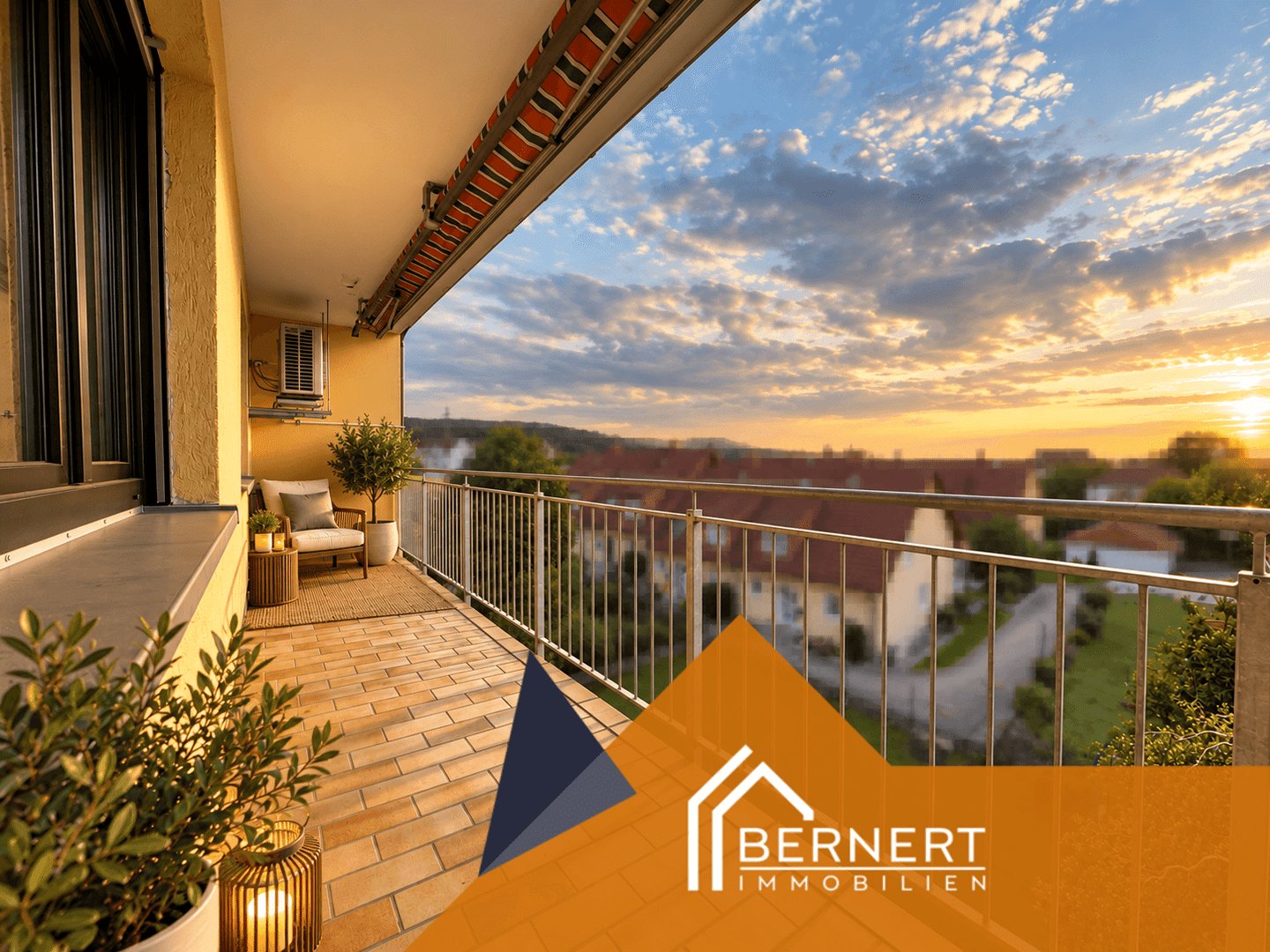 Über den Dächern von Lichtenfels – 4-Zimmer-Wohnung mit Balkon, Weitblick und Garage, 96215 Lichtenfels