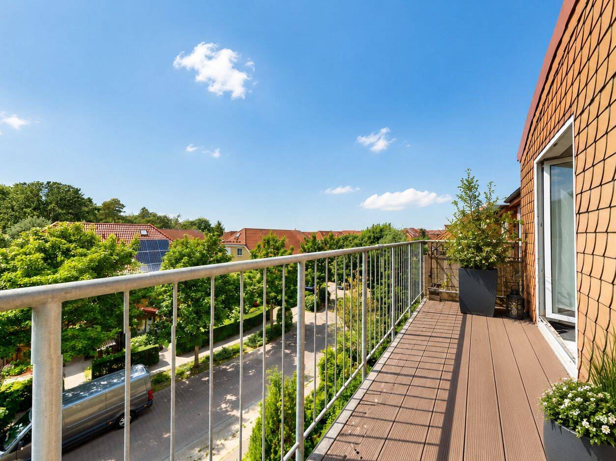 Bezugsfreie Dachgeschosswohnung mit Balkon in ruhiger Wohnlage, 15732 Schulzendorf