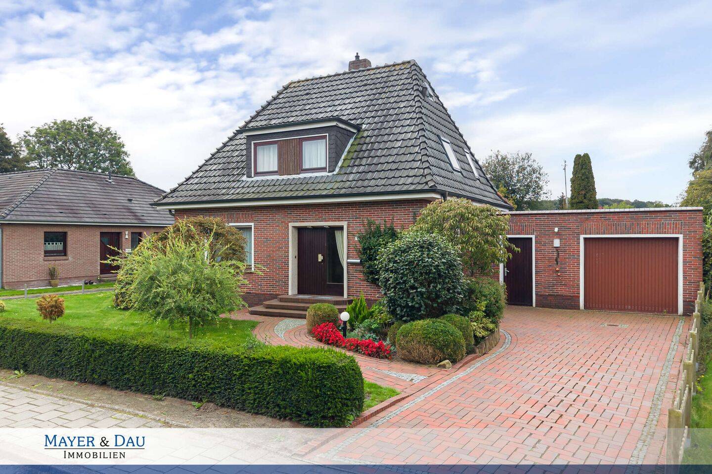 Gepflegtes Einfamilienhaus mit Wintergarten, idyllischem Garten und Garage, Obj. 10331, 26316 Varel