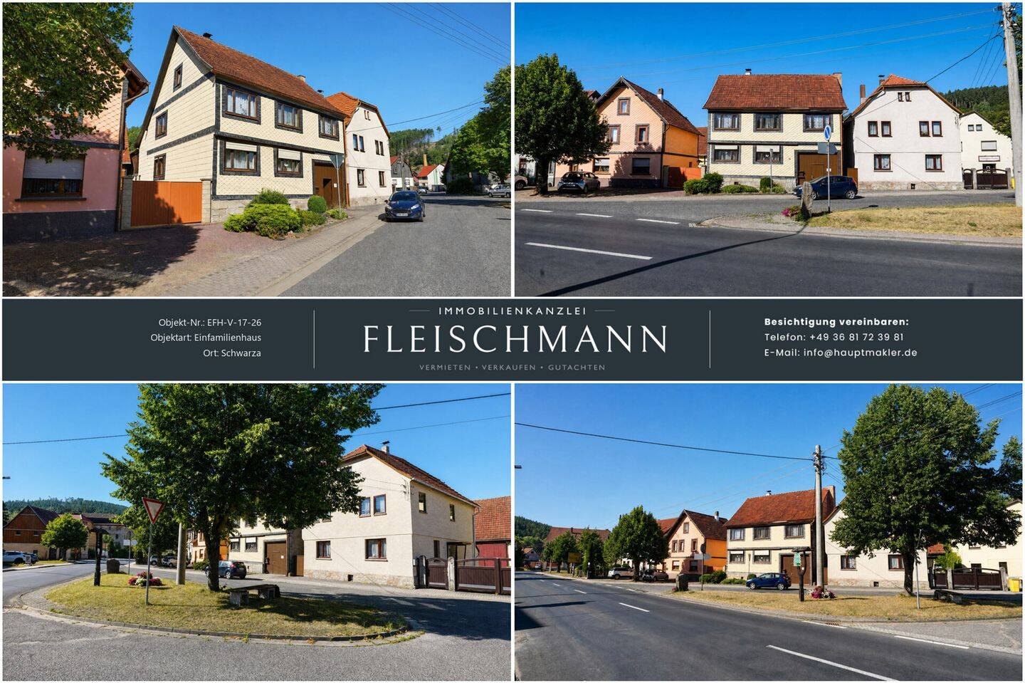 Fachwerkhaus von 1827 in Schwarza – 130 m², 627 m² Grund, 66.000 €, 98547 Schwarza