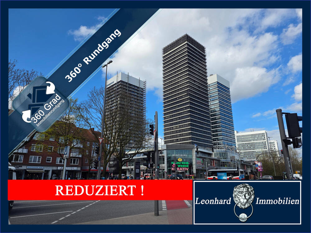 *14/1 Die Alster-Loge REDUZIERT: Echter Wasserblick & Steuer-Bonus*, 22083 Hamburg (Hamburg-Nord Barmbek-Süd)
