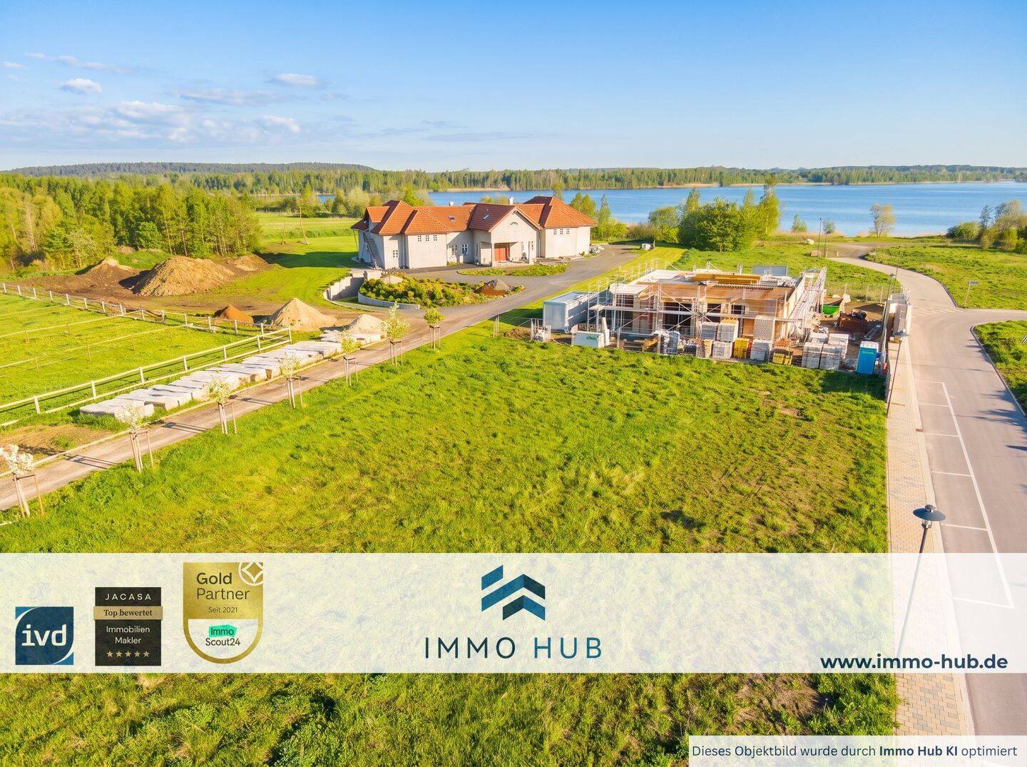 ++ Ankommen am Wasser – exklusives Baugrundstück in den Zöpener Seewiesen am Hainer See ++, 4575 Neukieritzsch