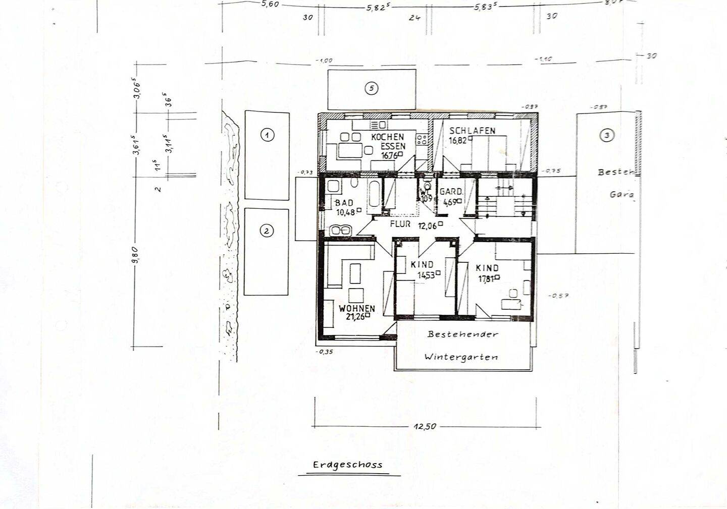 Wintergarten – Wohnung mit 700 qm Garten, 86316 Friedberg