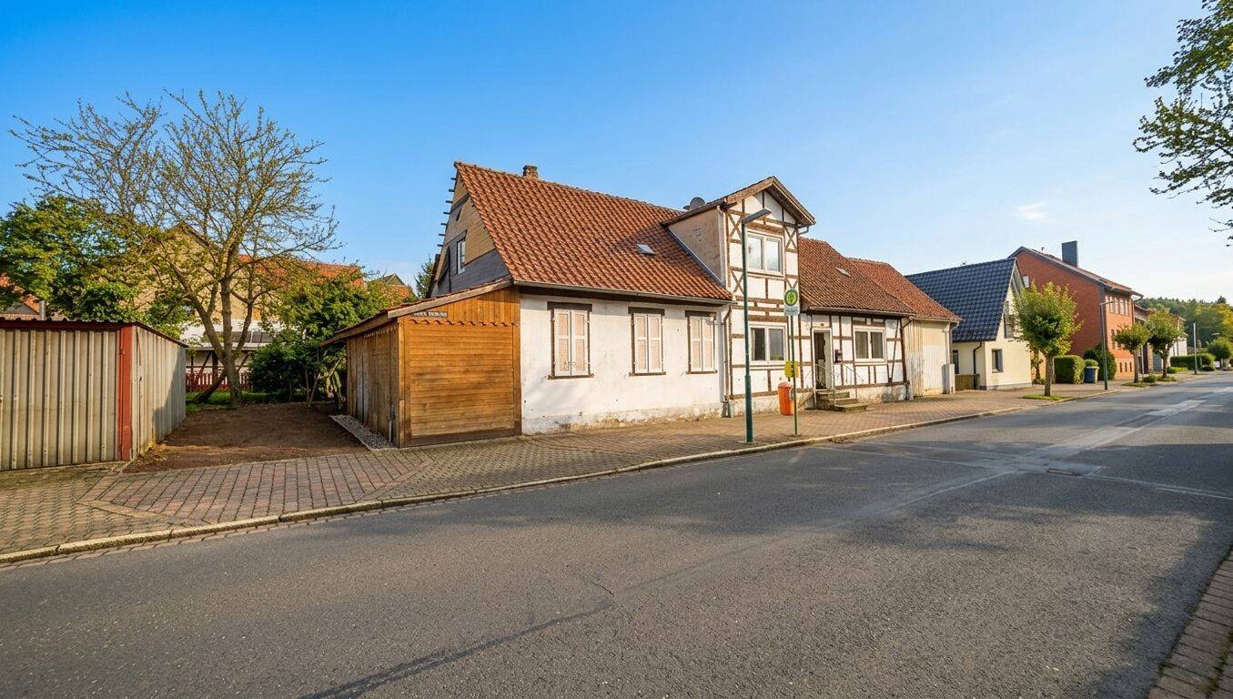 Sanierungsbedürftiges Fachwerkhaus in traumhafter Lage am Bach, 6493 Harzgerode