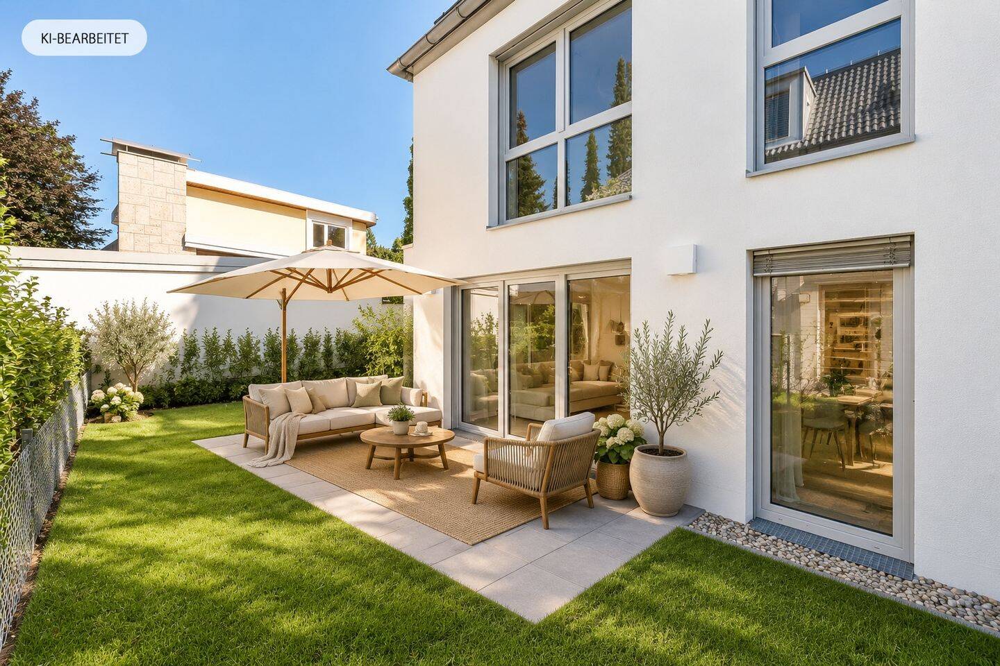 AIGNER – Neubau Doppelhaushälfte in ruhiger Lage am Truderinger Wald, 81827 München (Ramersdorf-Perlach Trudering-Riem)